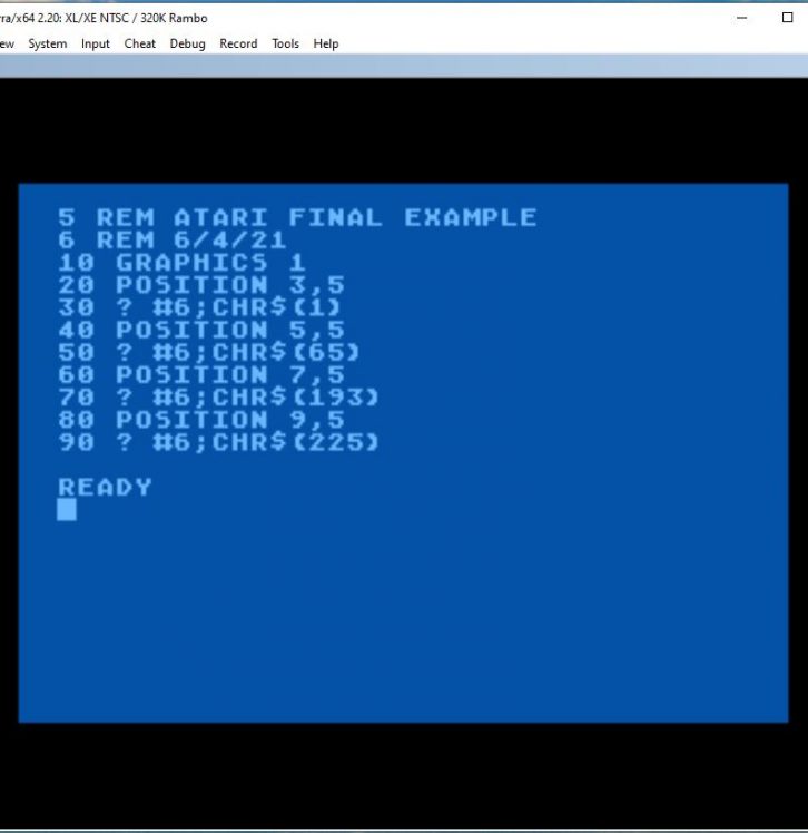 Atari Final Example